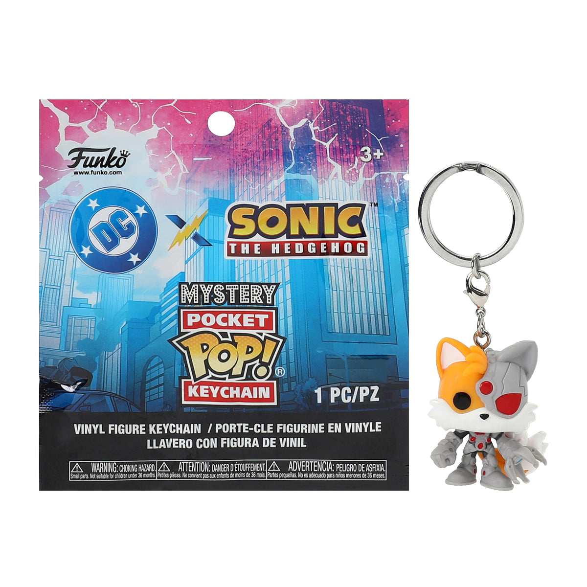 Funko® DC X Sonic The Hedgehog™ Mystery Pocket Pop! Vinyl Figure Keychain (Styles May Vary)