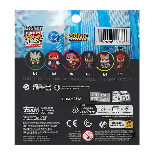 Funko® DC X Sonic The Hedgehog™ Mystery Pocket Pop! Vinyl Figure Keychain (Styles May Vary) - image 5