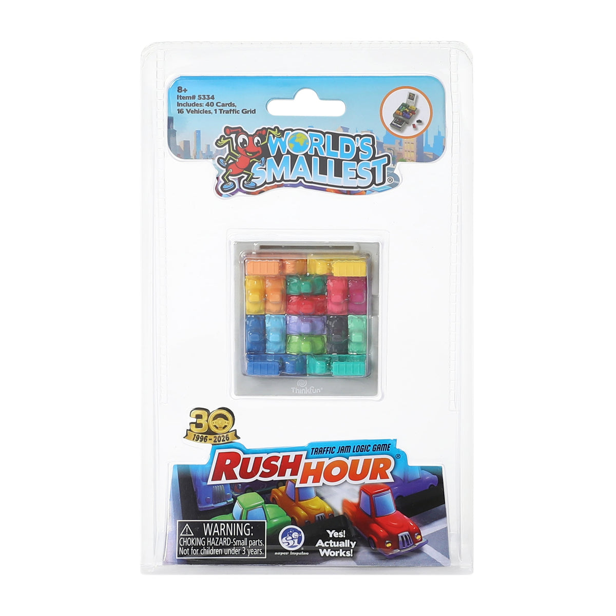 World's Smallest® Rush Hour Traffic Jam Logic Game