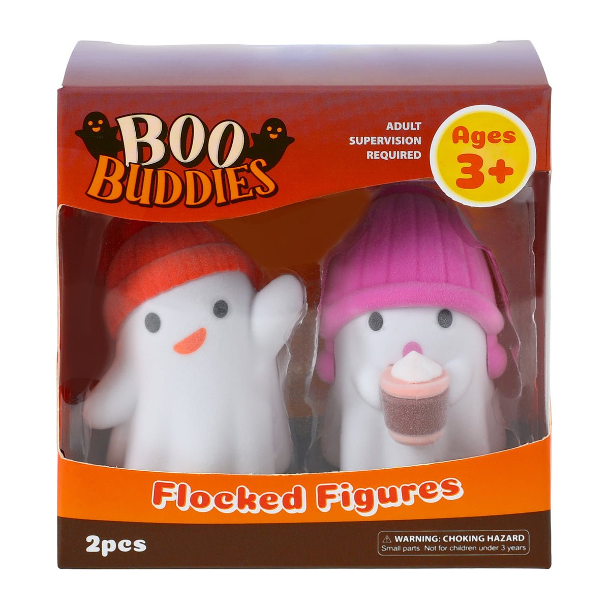 Boo Buddies Flocked Figures 2-Pack