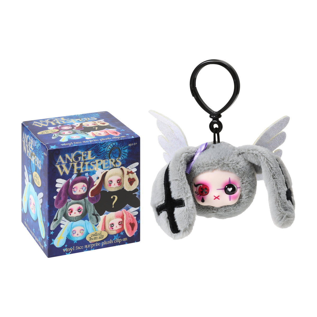 Angel Whispers Vinyl Face Surprise Plush Clip-On (Styles May Vary)