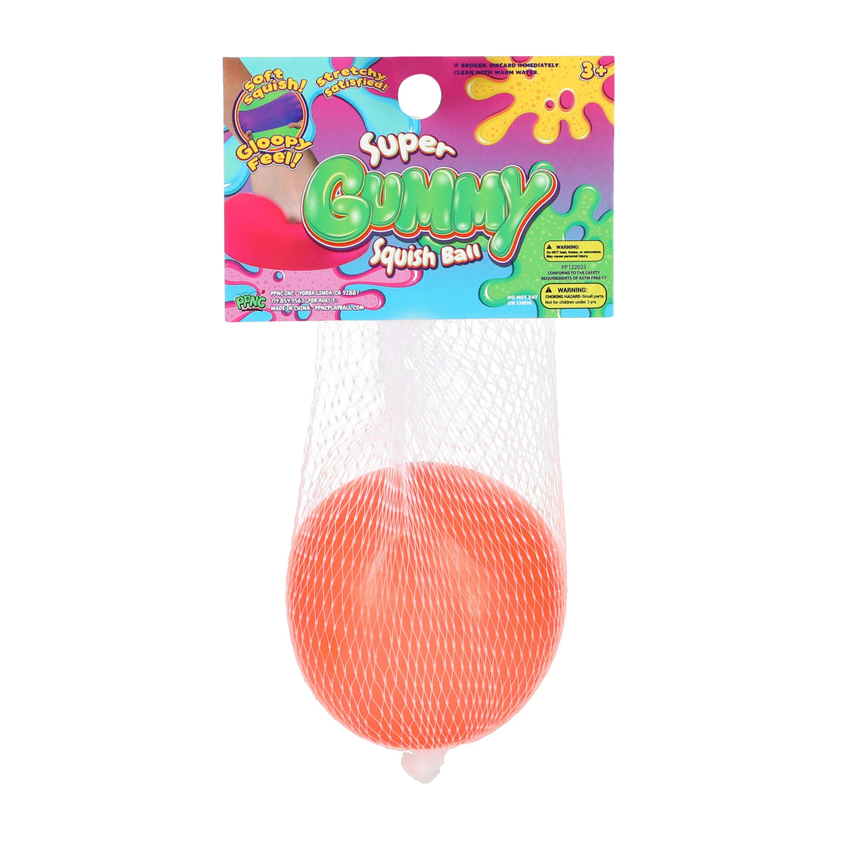 Neon Super Gummy Squishy Ball