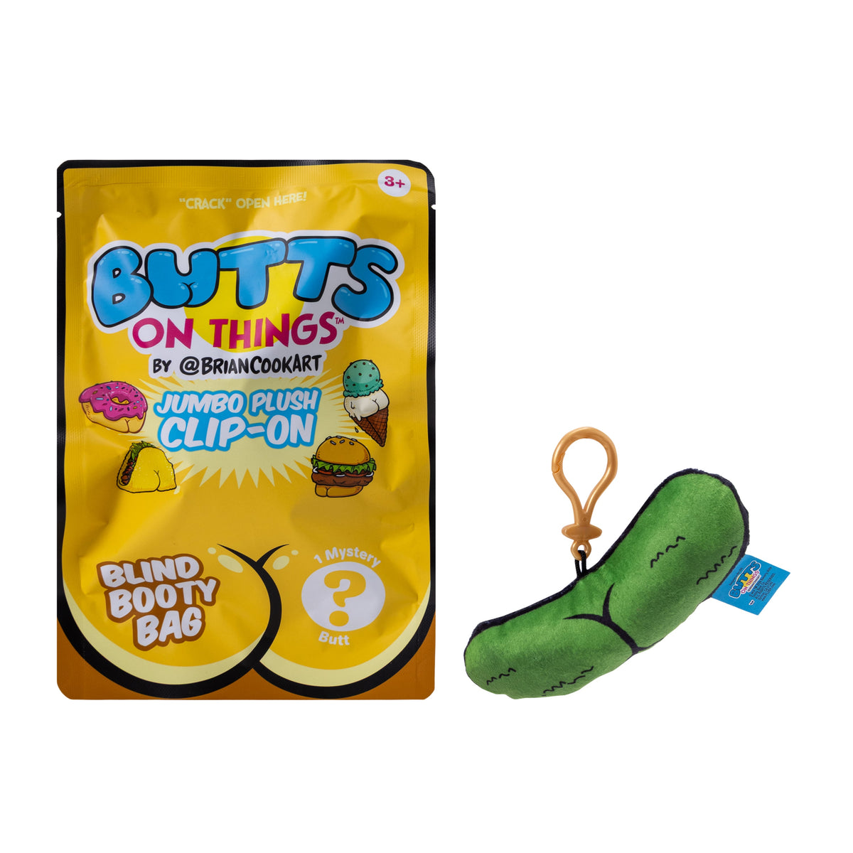 Butts On Things™ Jumbo Plush Clip-On Blind Bag