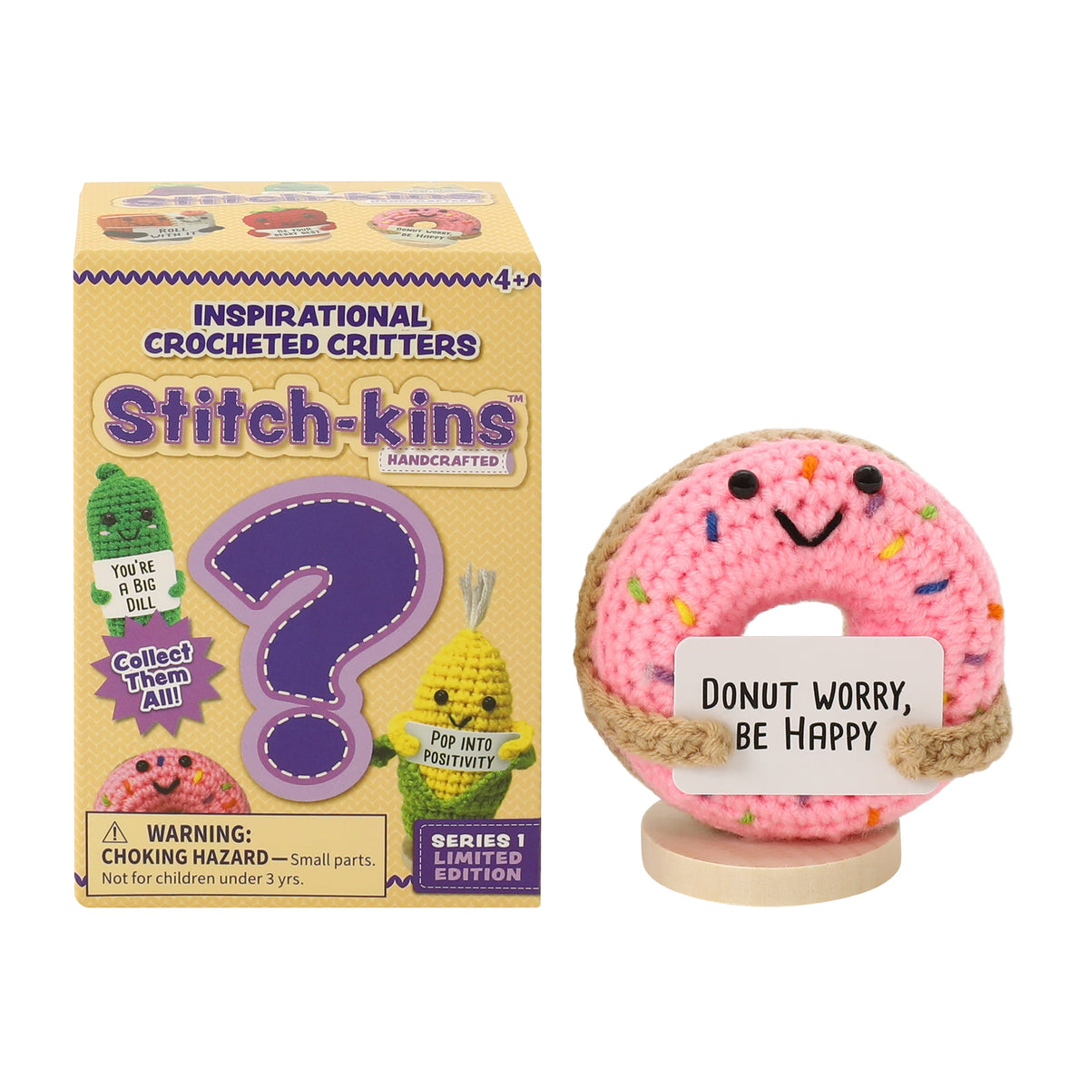 Inspirational Crocheted Critters Series 1 Stitch-Kins Figure (Styles May Vary)
