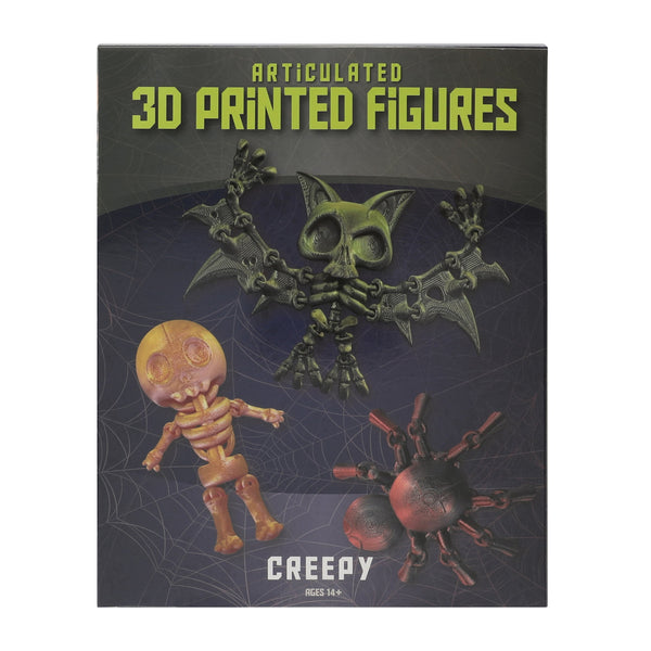 Articulated Creepy 3D Printed Figures 3-Pack (Styles May Vary) - image 5