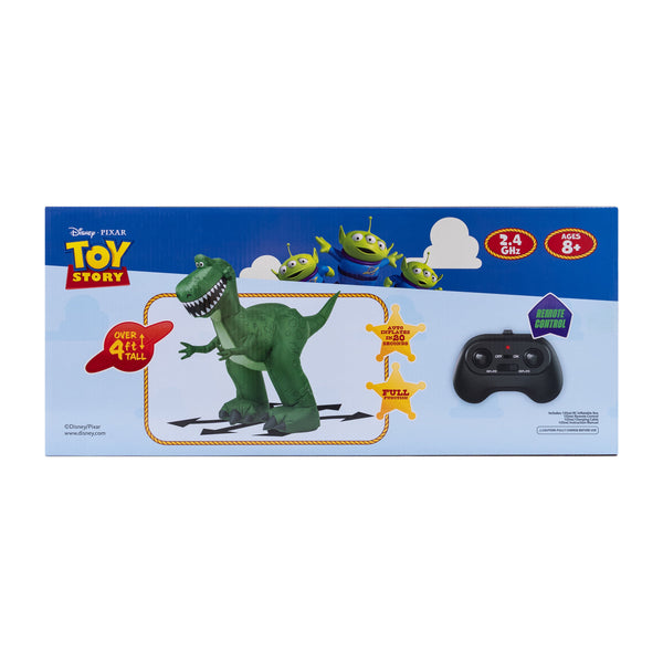 Disney PIXAR Toy Story Remote Control Inflatable Rex Toy - image 3