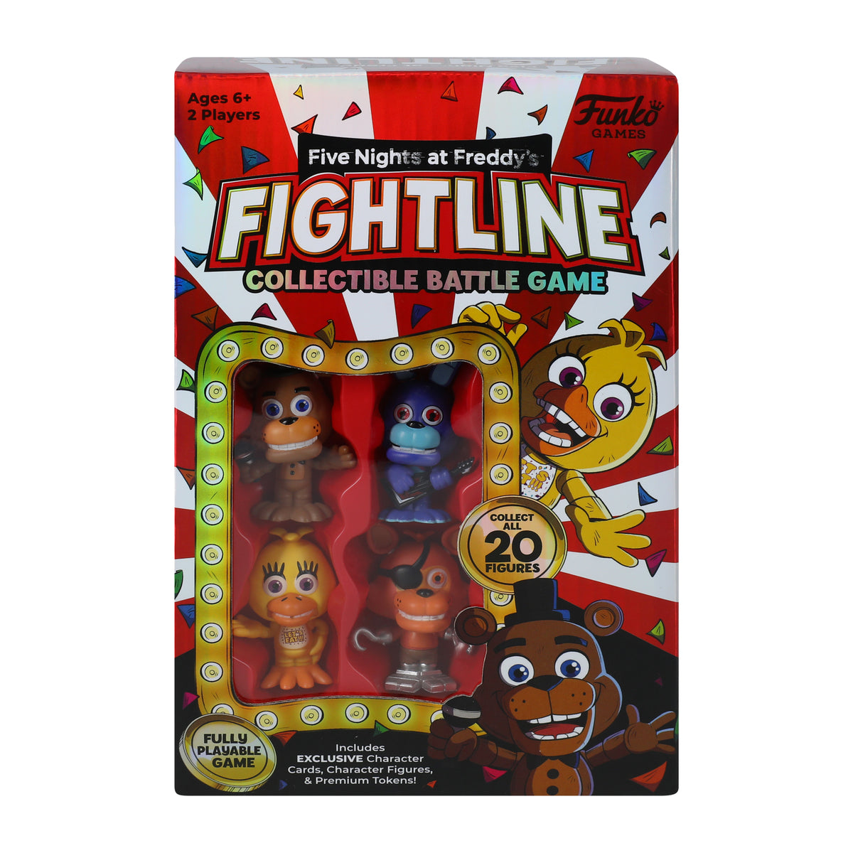 Funko® Games Five Nights At Freddy's Fightline Collectible Battle Game Set