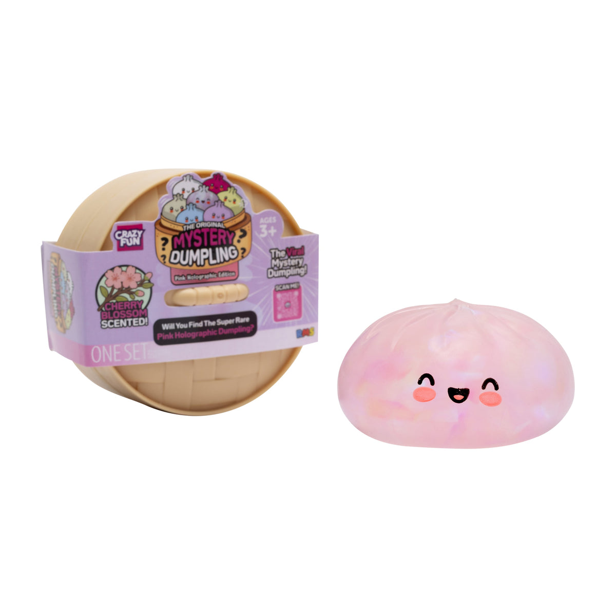Crazy Fun® Mystery Dumpling Pink Holographic Edition Set (Styles May Vary)