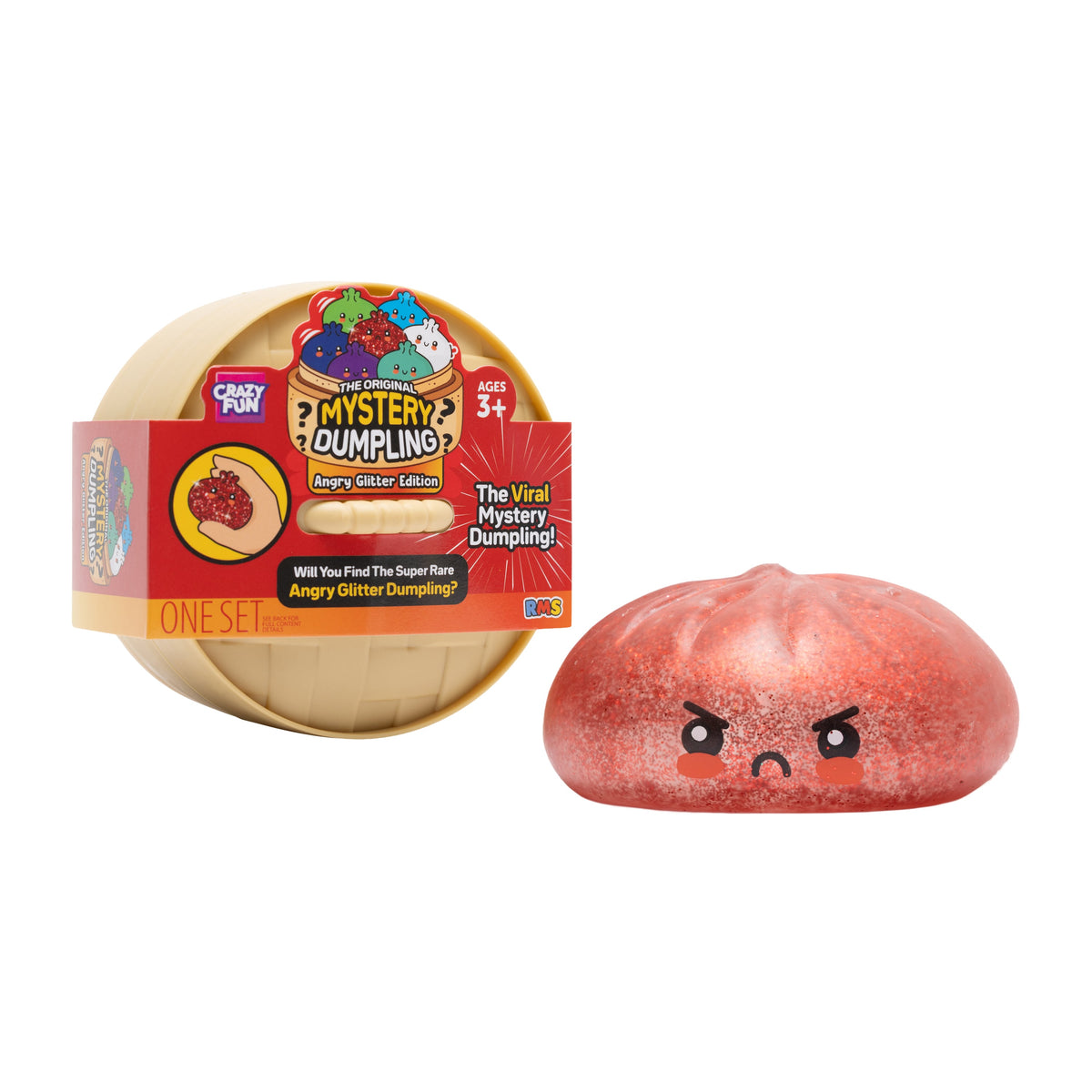 Crazy Fun® Mystery Dumpling Angry Glitter Edition (Styles May Vary)