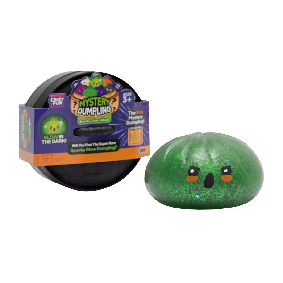 Crazy Fun® Mystery Dumpling Spooky Glow Edition Set (Styles May Vary)