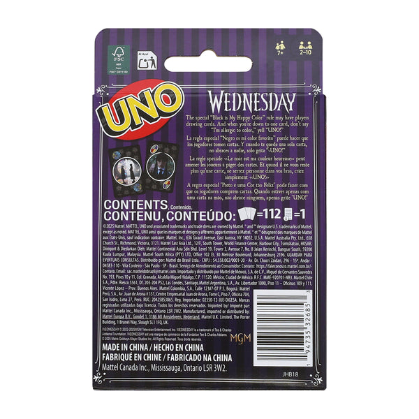 UNO® Wednesday Card Game - image 3