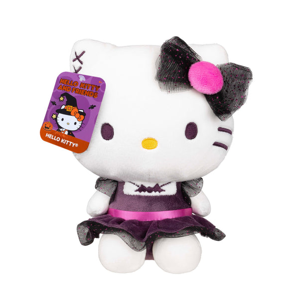 License 2 Play Hello Kitty 8" Halloween Plush (Black Dress) - image 3