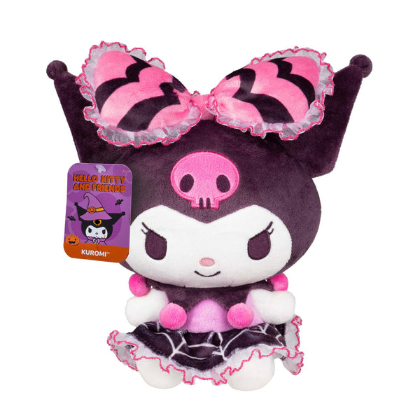 License 2 Play Kuromi 8" Halloween Plush (Spider Web Dress) - image 3