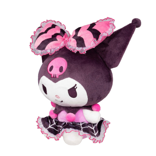 License 2 Play Kuromi 8" Halloween Plush (Spider Web Dress) - image 4