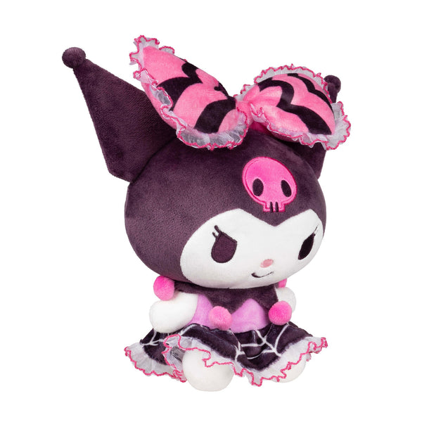 License 2 Play Kuromi 8" Halloween Plush (Spider Web Dress) - image 2