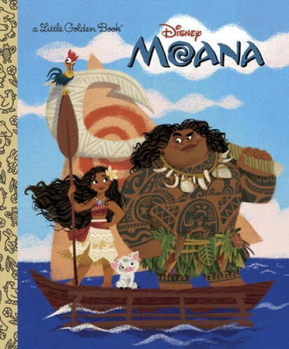 Moana Little Golden Book (Disney Moana) - Hardcover - VERY GOOD - image 2