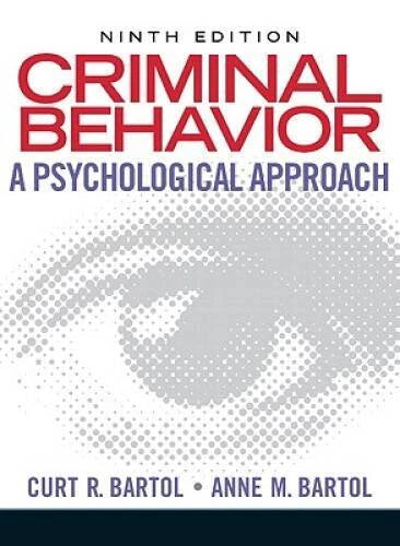 Criminal Behavior: A Psychological Approach (9th Edition) - Hardcover - GOOD - image 2
