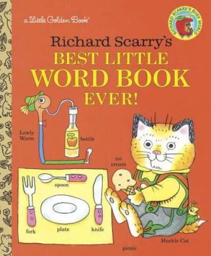 Richard Scarry's Best Little Word Book Ever (Little Golden Book) - GOOD - image 2