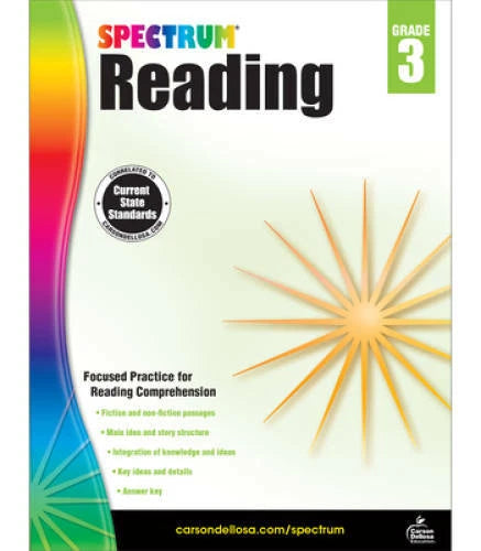 Spectrum Reading Workbook, Grade 3 - Paperback By Spectrum - GOOD - image 2