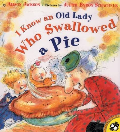 I Know an Old Lady Who Swallowed a Pie (Picture Puffins) - Paperback - VERY GOOD