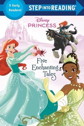 Five Enchanting Tales (Disney Princess) (Step into Reading) - Paperback - GOOD - image 2