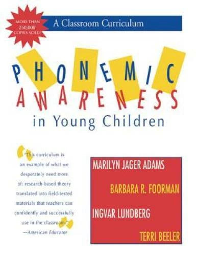 Phonemic Awareness in Young Children: A Classroom Curriculum - GOOD - image 2