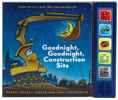 Goodnight, Goodnight Construction Site Sound Book - Hardcover - GOOD - image 2