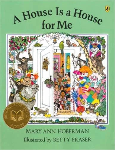 A House Is a House for Me - Hardcover By Hoberman, Mary Ann - GOOD - image 2