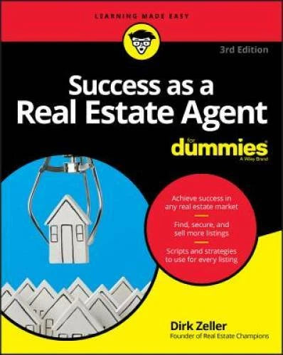 Success as a Real Estate Agent For Dummies - Paperback By Zeller, Dirk - GOOD - image 2