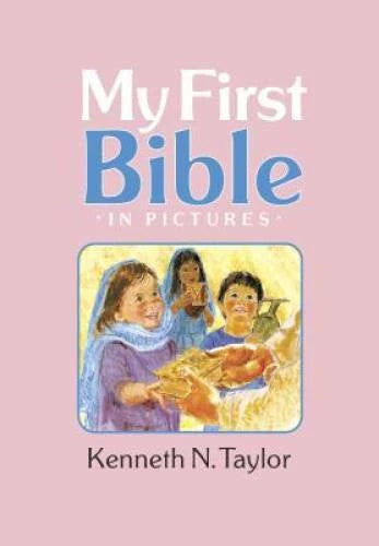 My First Bible in Pictures, Baby Pink - Hardcover By Taylor, Kenneth N. - GOOD - image 2