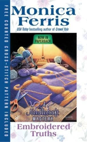 Embroidered Truths (Needlecraft Mystery) - Mass Market Paperback - GOOD - image 2