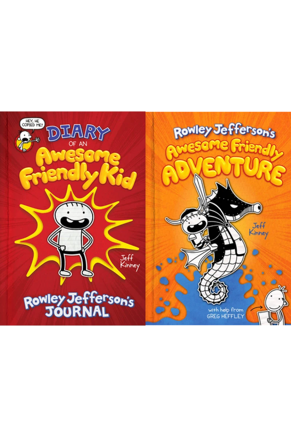 Diary of an Awesome Friendly Kid Series All 2 Books in Hardcover - image 4