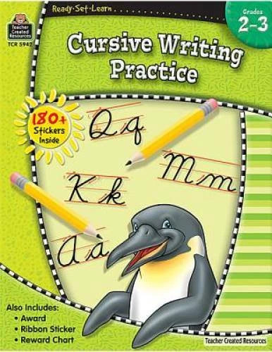 Ready-Set-Lear<wbr/>n: Cursive Writing Practice Grd 2-3 - Paperback - VERY GOOD