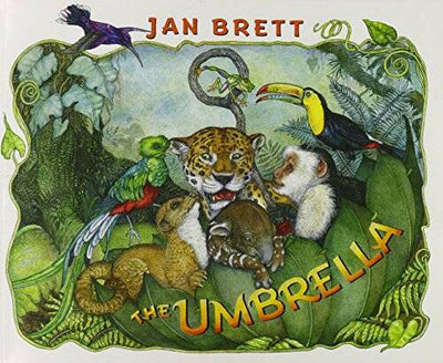The Umbrella - Paperback By Jan Brett - GOOD