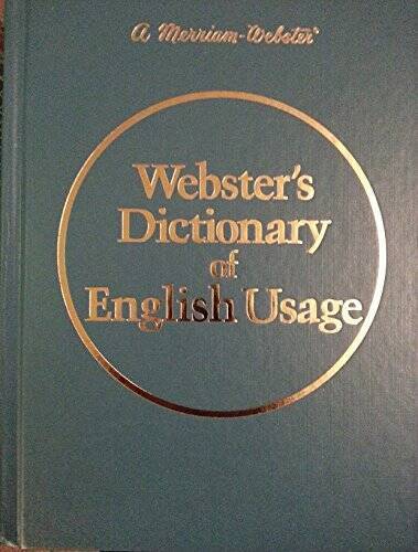 Websters Dictionary of English Usage - Hardcover By Gilman, E Ward - VERY GOOD