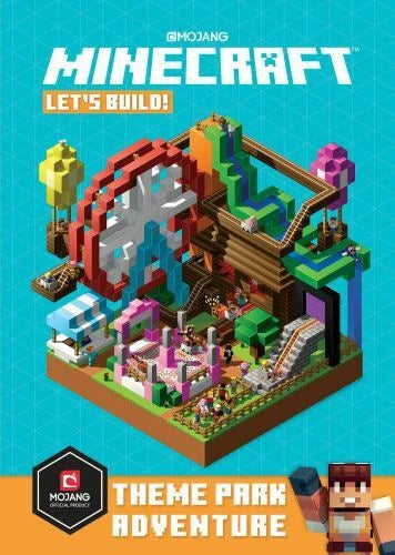 Minecraft: Let's Build! Theme Park Adventure - Hardcover By Mojang Ab - GOOD - image 2