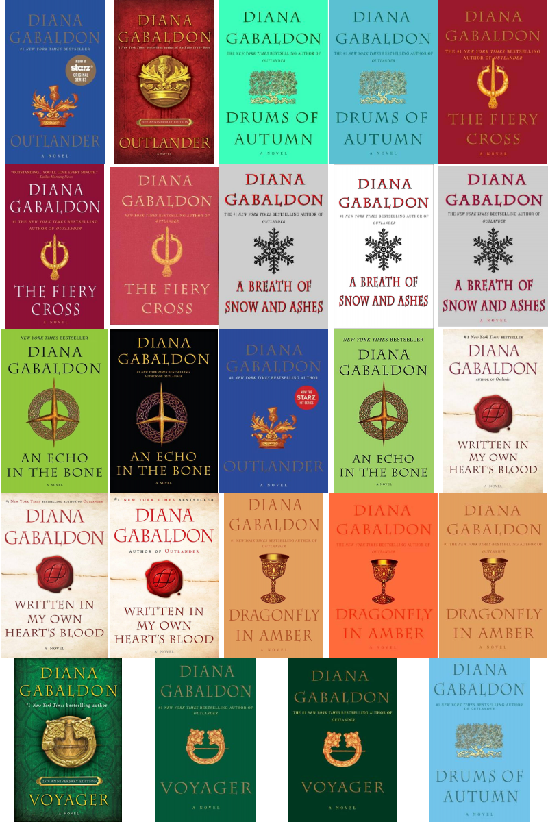 Outlander Series All 8 Books in Paperback