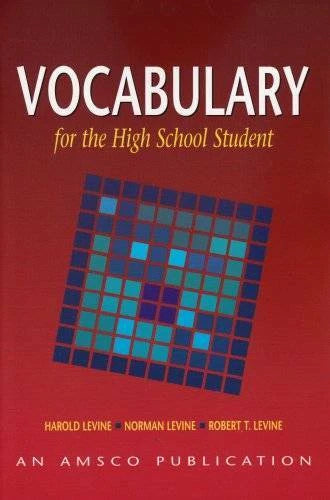 Vocabulary for the High School Student - Paperback By Levine, Harold - GOOD