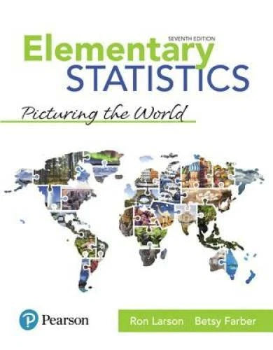 Elementary Statistics: Picturing the World (7th Edition) - Hardcover - GOOD - image 2