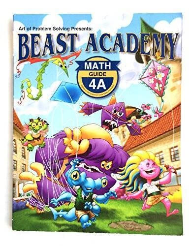 Beast Academy, Math Guide 4A (AoPS) - Paperback By Jason Batterson - GOOD