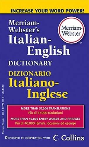 Merriam-Webste<wbr/>r's Italian-Englis<wbr/>h Dictionary (Italian Edition) - GOOD