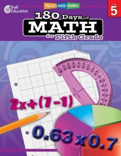 180 Days of Math for Fifth Grade (180 Days of Practice) - Paperback - GOOD
