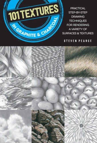 101 Textures in Graphite & Charcoal: Practical step-by-step drawing techn - GOOD - image 2