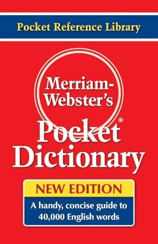 MW-530 - MERRIAM WEBSTERS POCKET DICTIONARY - Paperback - GOOD