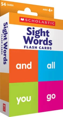 Flash Cards: Sight Words - Cards By Scholastic Teacher Resources - GOOD