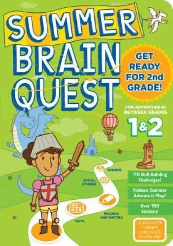 Summer Brain Quest: Between Grades 1 & 2 - Paperback - GOOD - image 2