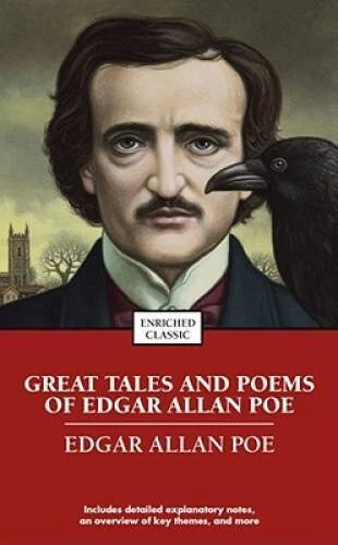 Great Tales and Poems of Edgar Allan Poe (Enriched Classics) - VERY GOOD - image 2