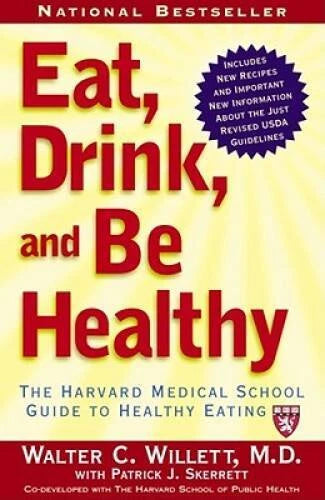 Eat, Drink, and Be Healthy: The Harvard Medical School Guide to Healthy - GOOD - image 2