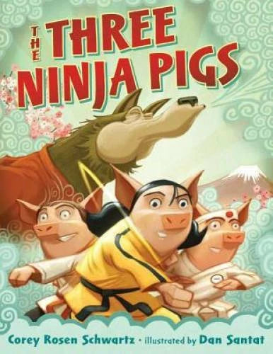 The Three Ninja Pigs - Hardcover By Schwartz, Corey Rosen - GOOD - image 2