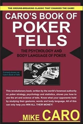 Caro's Book of Poker Tells: The Psychology and Body Language of Poker - GOOD - image 2